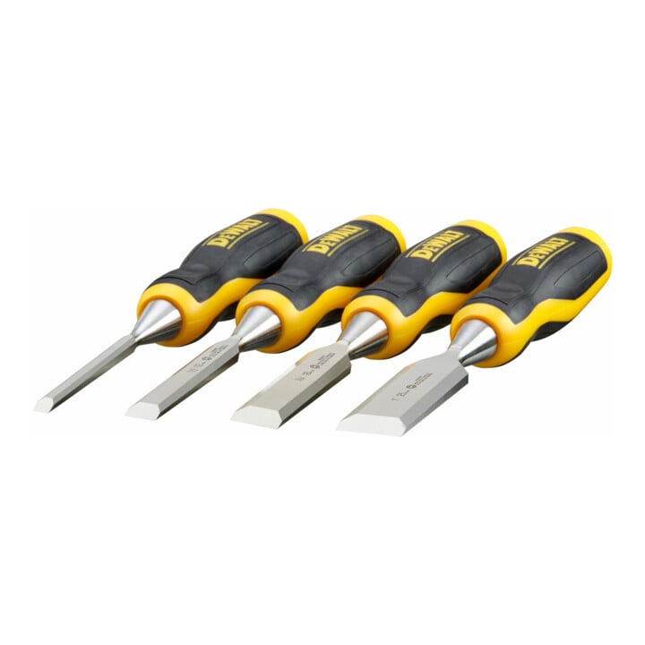 Jeu de ciseaux à bois DEWALT 4 pces 6, 12, 18, 25mm DWHT0-16063