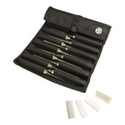 Jeu de burins sculpteurs pour le sculpteur Kirschen Poignée en hêtre blanc 10 pièces-1