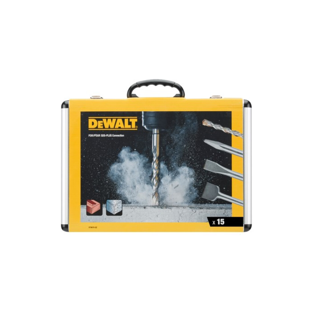 Jeu de ciseaux et de mèches DEWALT 15 pièces SDS-plus DT9679-QZ