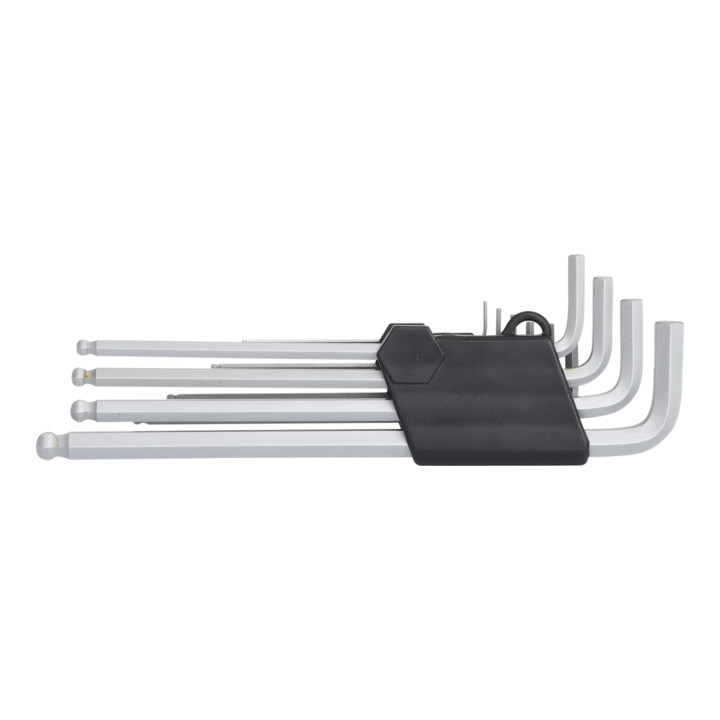 Jeu de clé mâle, 6 pans 10pcs. extra long