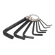 Jeu de clé mâle, 6 pans, 8 pcs.2-10mm