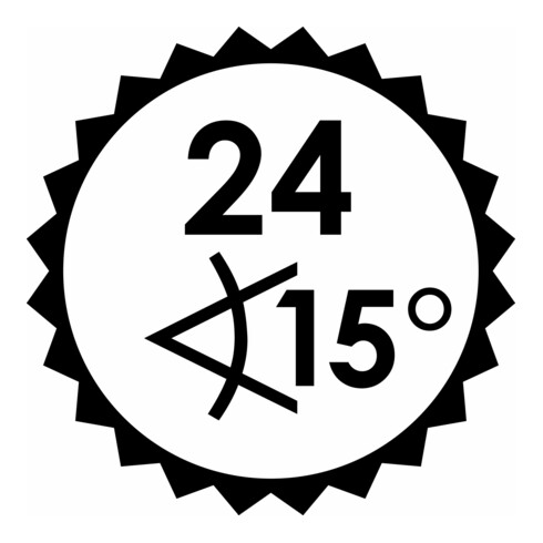 VIGOR Jeu de clés à douille 3/4" V2318N, carré creux 20 mm, 21 outils