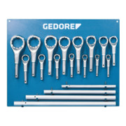 Jeu de clés à anneau Gedore 19 pcs. 24-85 mm-1
