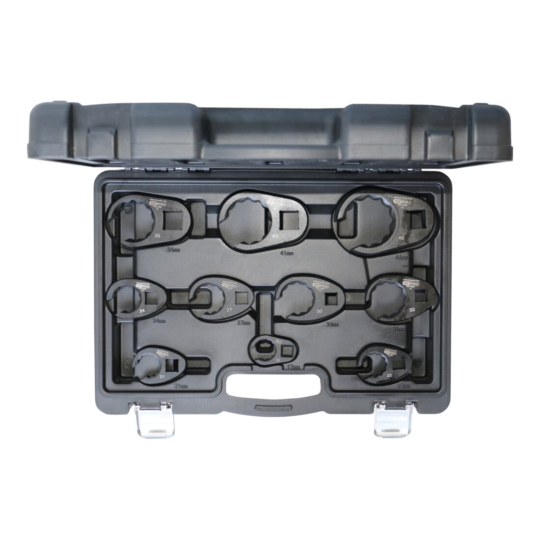 Jeu de clés à câble KS Tools, SW 19-46 mm, 10 pièces