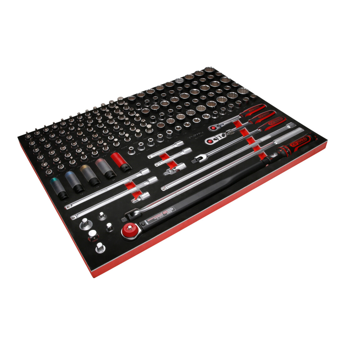 Jeu de clés à douille 1/2" dans insert en mousse, 149 pcs KS Tools