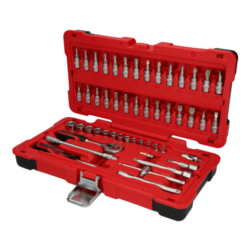 Jeu de clés à douille 1/4" KS Tools, 50 pcs.