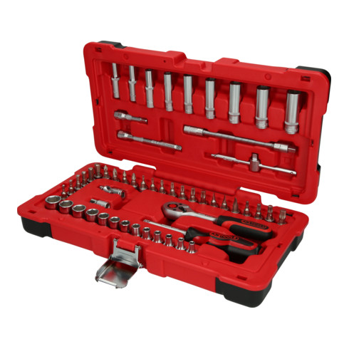 Jeu de clés à douille 1/4" KS Tools, 54 pcs