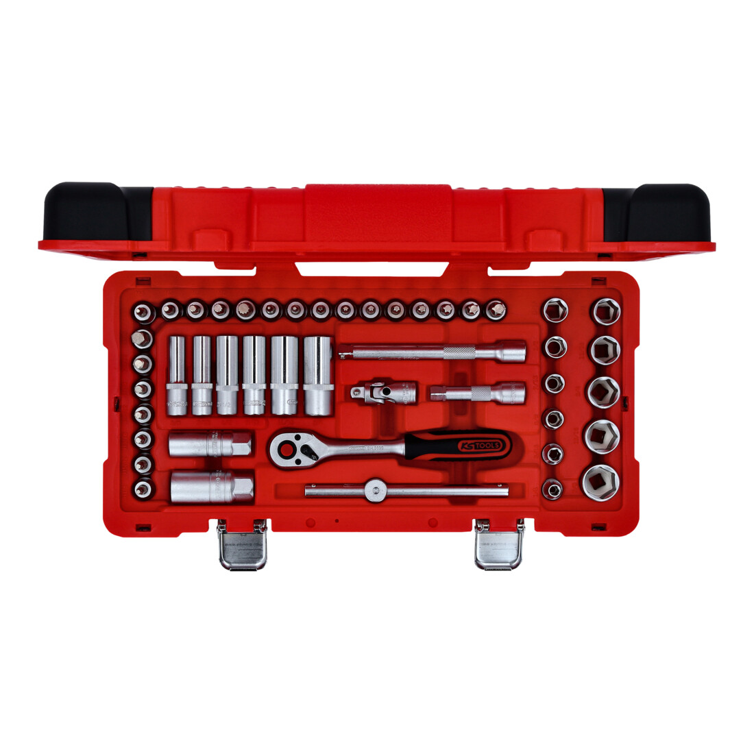 Jeu de clés à douille 3/8" KS Tools, 46 pcs.