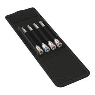 Jeu de clés à douille 8767 A TX HF 1 1/4 po. 4pcs. TX 25-40 p. vis 6 pans WER