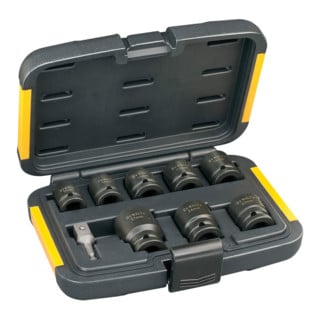 Jeu de clés à douille DEWALT 9-pièces à percussion DT7507-QZ