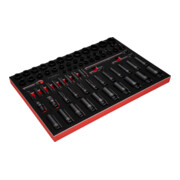 Jeu de clés à douille d’impact 3/8''+ 1/2" dans insert en mousse, 73 pcs KS Tools-3