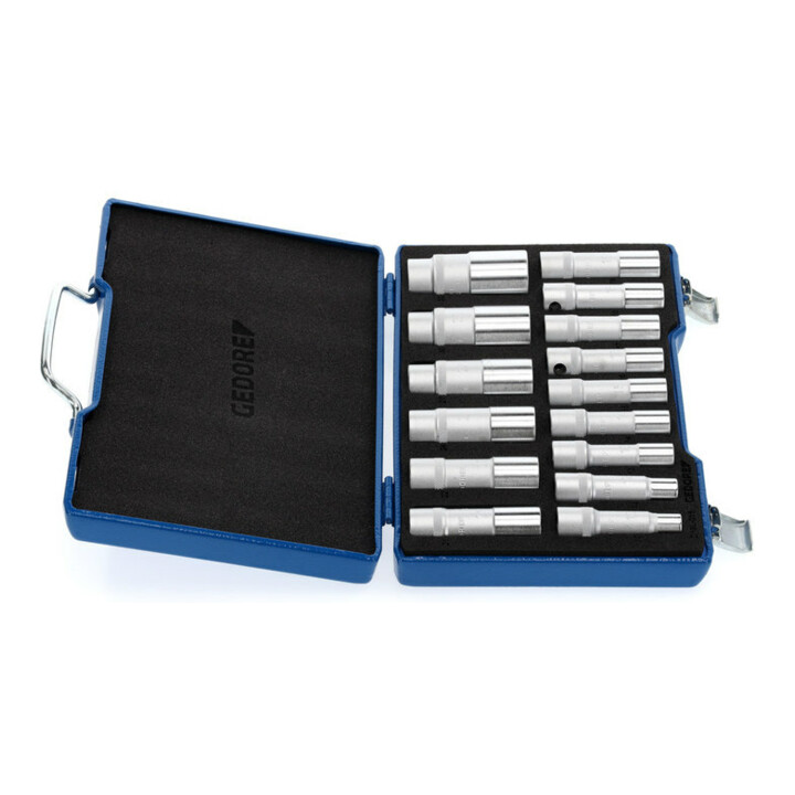 Jeu de clés à douille Gedore 1/2'' 15 pcs UD 10-32 mm