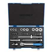 Jeu de clés à douille Gedore 1/2'' 23 pièces, hexagone 8-32 mm (19EMU-20)-2