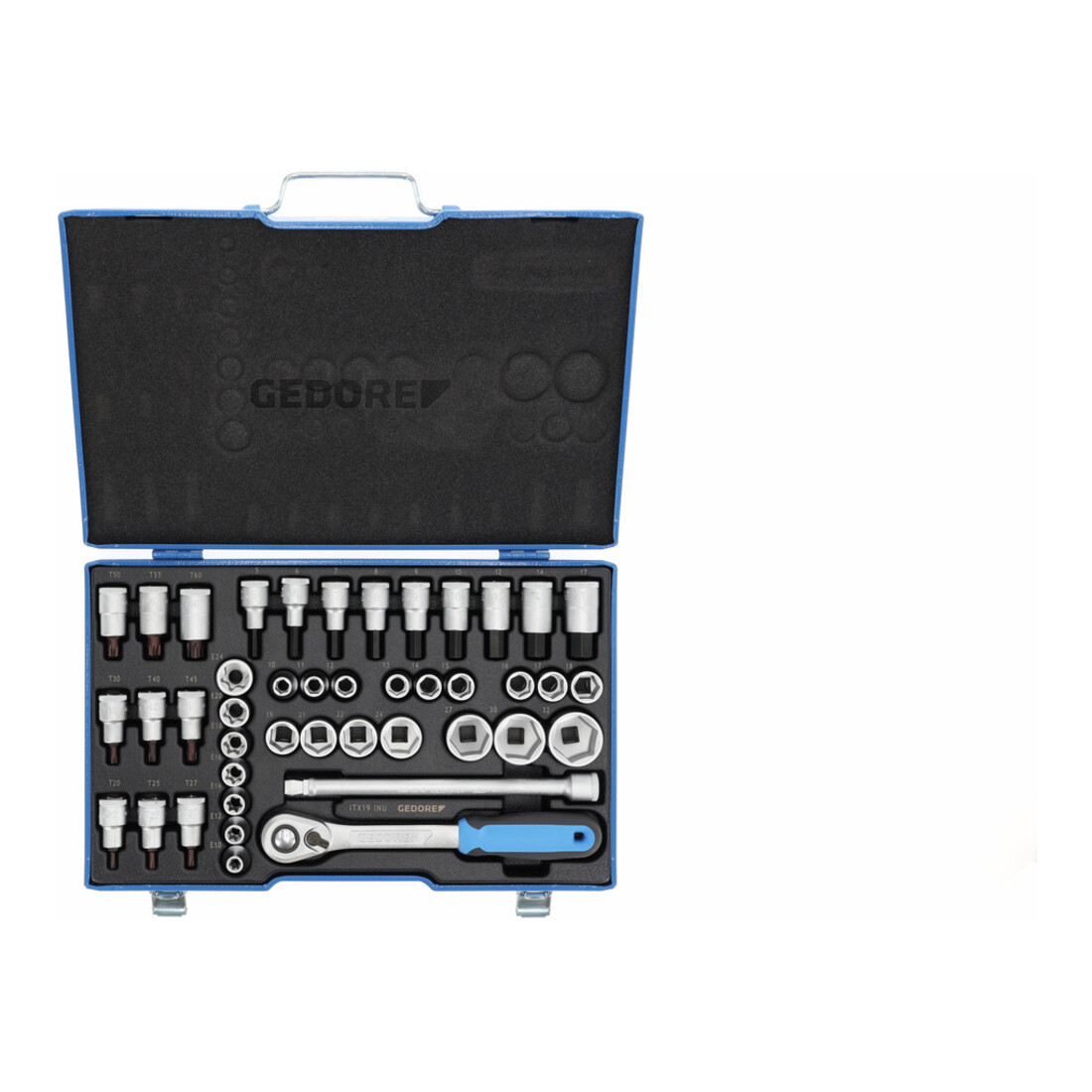 Jeu de clés à douille Gedore 1/2'' 42-tlg