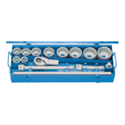 Jeu de clés à douille Gedore 1'' 15 pcs profil UD 1.1/2-3''-1