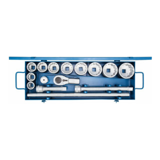 Jeu de clés à douille Gedore 1'' 15 pcs profil UD 36-80 mm