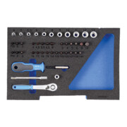 Jeu de clés à douille Gedore 1/4'' en 1/2 module L-BOXX 136-1