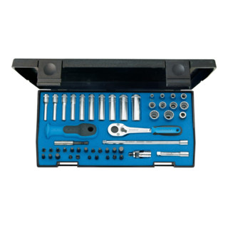 Jeu de clés à douille Gedore 1/4" 49 pièces, UD-IN-IS-PH-PZ-TX-XZN