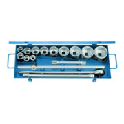 Jeu de clés à douille Gedore 3/4'' 16 pièces, hexagone 22-60 mm (32 FMU-2)