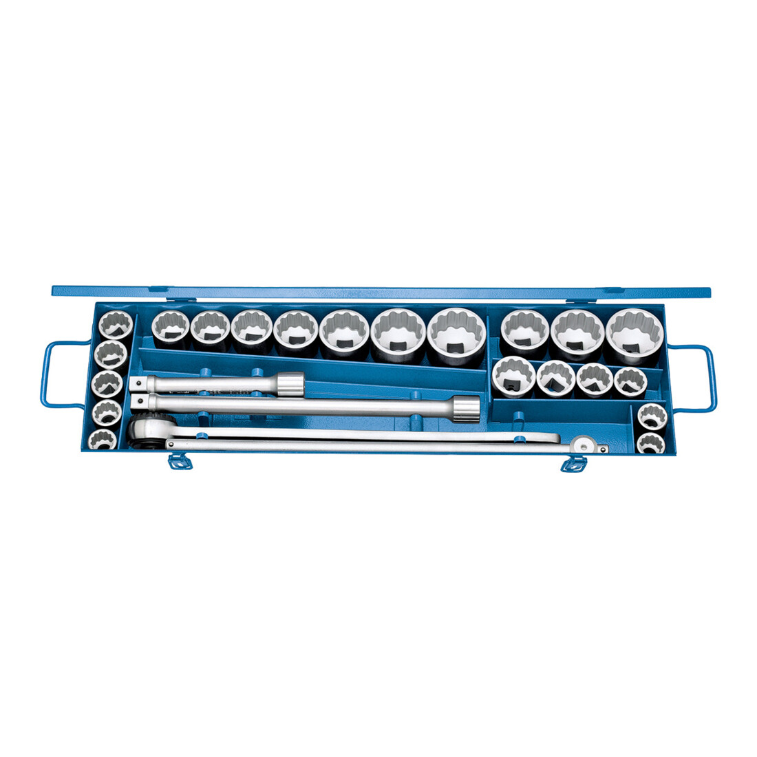 Jeu de clés à douille Gedore 3/4'' 25 pcs profil UD mm+INCH