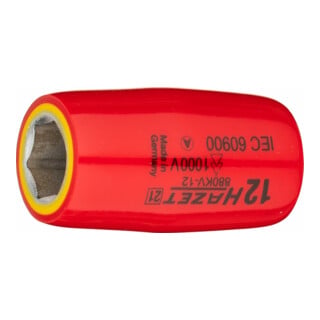 Jeu de clés à douille hexagonales 880KV-12 carré creux 10 mm (3/8 pouce) hexagone extérieur profil de traction 12 mm HAZET