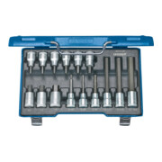 Jeu de clés à douille IN 19 LKM 1/2po. 15pces 5-14mm p. 6 pans femelle GEDORE-1