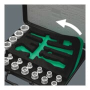 Jeu de clés à douille Wera 8100 SA/SC 2 cyclope 43 pcs