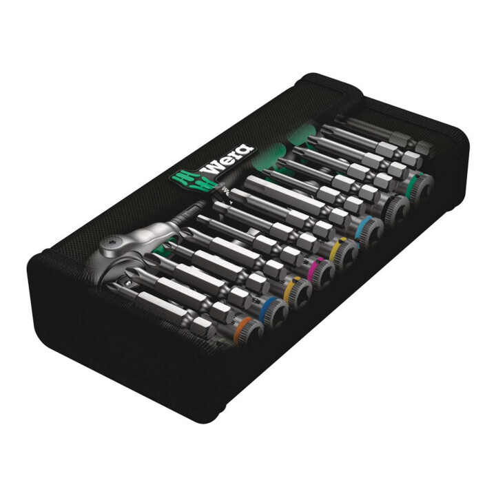 Jeu de clés à douille Wera Zyklop Speed 1/4 pouce 28 pcs