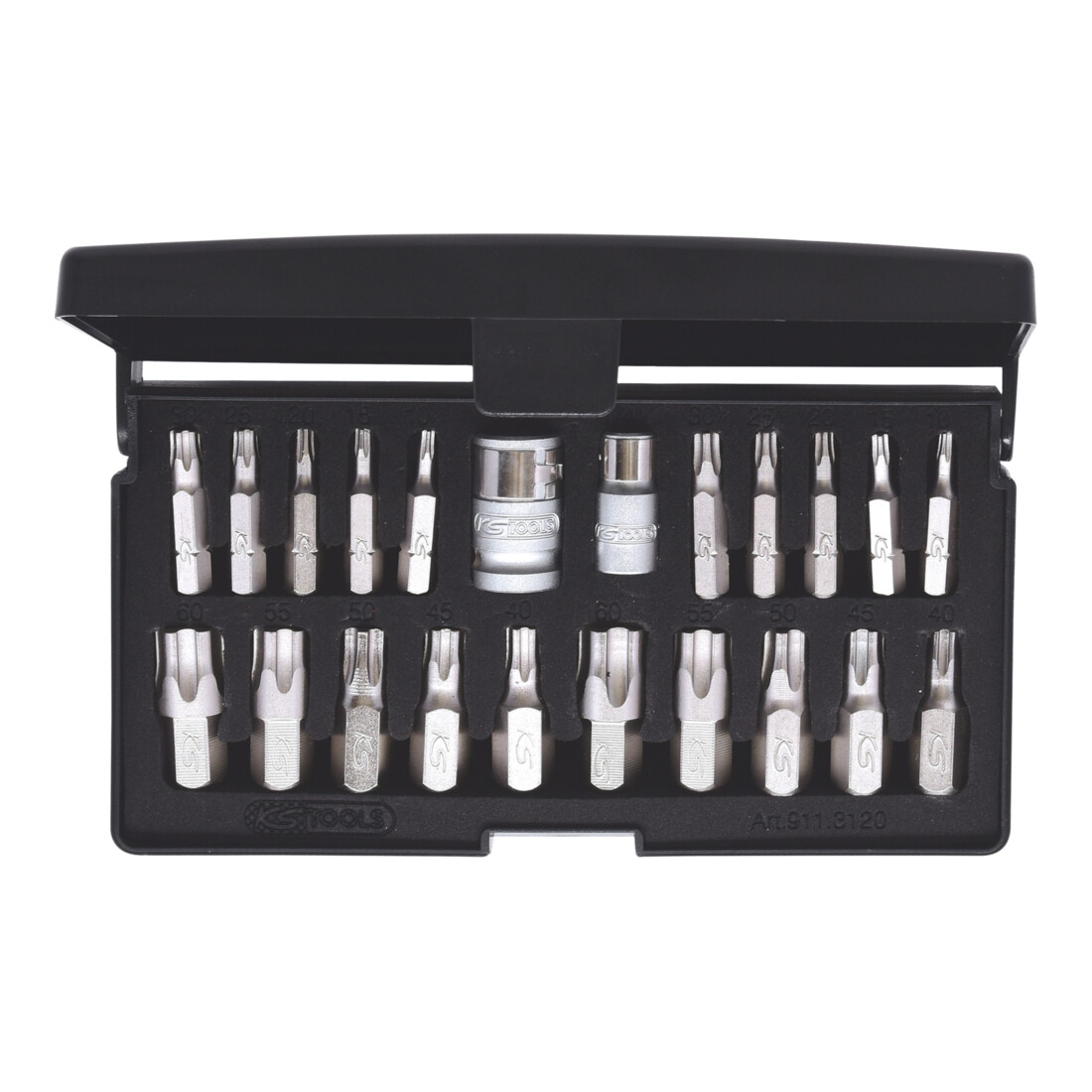 Jeu de clés à douilles KS Tools TX PLUS 22 pcs.