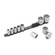 Jeu de clés à douilles Stahlwille 1/2 avec barre de clips 10-32 mm 10 pièces-3