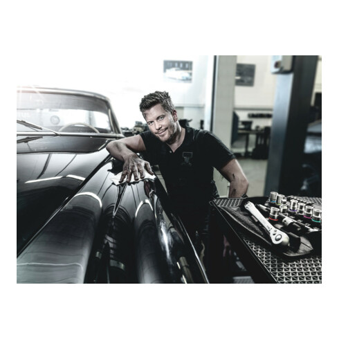 Jeu de clés à douilles Wera, carré 1/2″ 28 pièces S