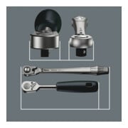 Jeu de clés à douilles Wera carré 1/4″ 28 pièces-5