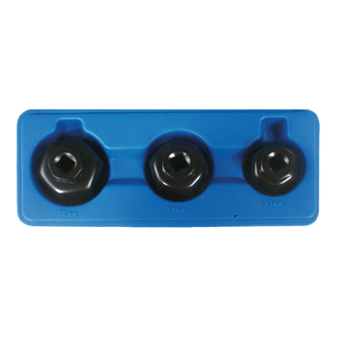 Jeu de clés à filtres cloches Ø 27 / 32 / 36 mm 3 pièces BGS