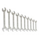 Jeu de clés à fourche, 10 pcs. 8-32mm