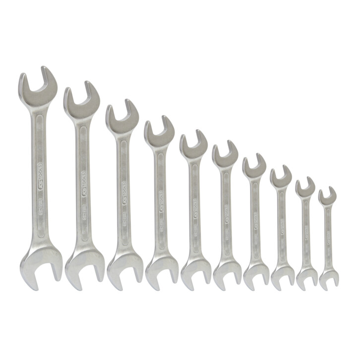 Jeu de clés à fourche, 10 pcs. 8-32mm