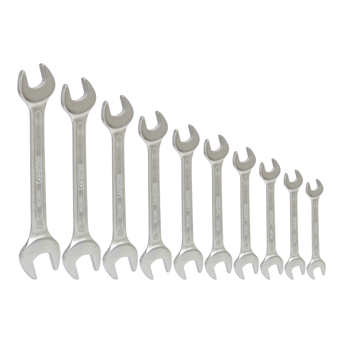 Jeu de clés à fourche, 10 pcs. 8-32mm