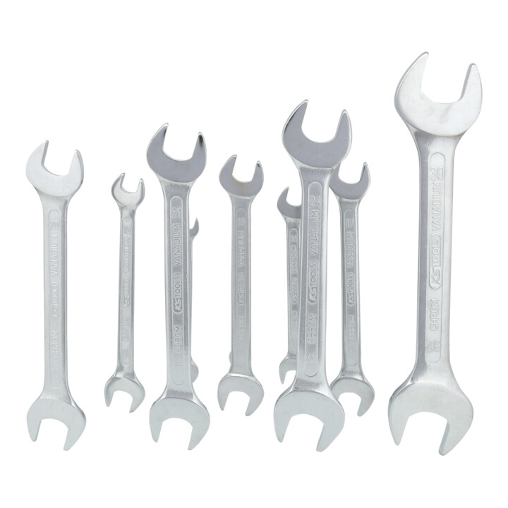 Jeu de clés à fourche, 10 pcs. 8-32mm