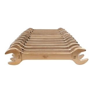 Jeu de clés à fourche double 12 pièces SW 6-32 mm sans étincelles