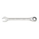 Jeu de clés à fourche Gedore 4 pcs. acier CV chromé mat avec mousqueton