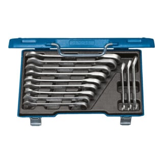 Jeu de clés à fourche Gedore avec cliquet à anneau, réversibles 12 pcs. 8-19 mm