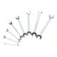 Jeu de clés à fourche KS Tools 8 pcs., 6x7-20x22mm