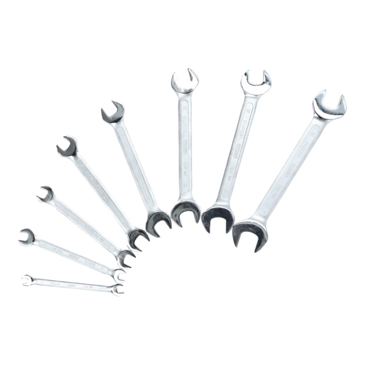 Jeu de clés à fourche KS Tools 8 pcs., 6x7-20x22mm