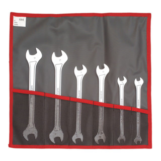 Jeu de clés à fourches extra fines Facom, en trousse, 8 pcs.