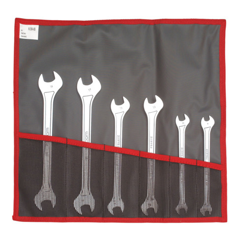 Jeu de clés à fourches extra fines Facom, en trousse, 8 pcs.