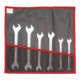 Jeu de clés à fourches Facom métriques extra fines, en trousse, 6 pcs.-1