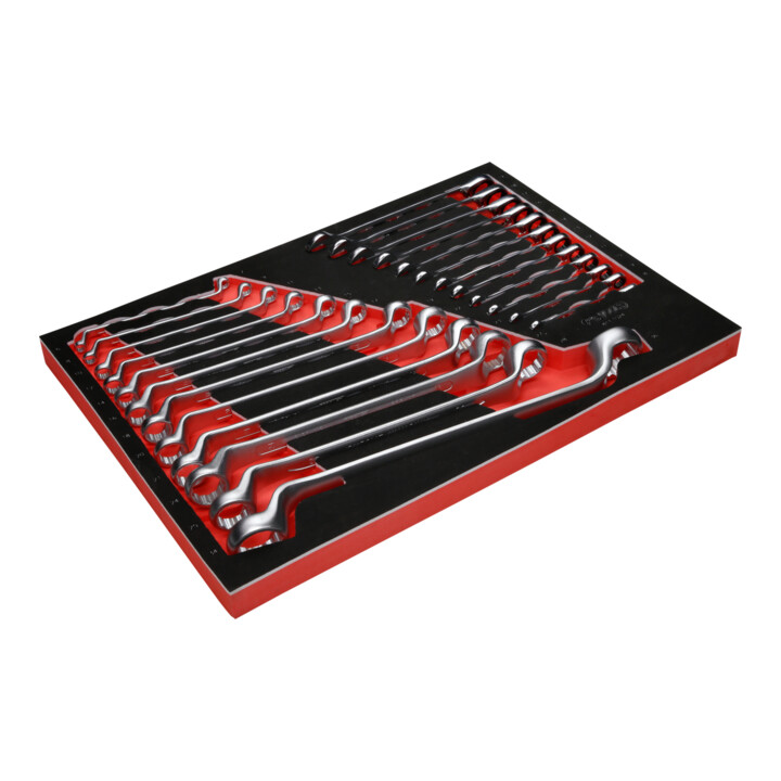 Jeu de clés à molette dans insert en mousse, 24 pcs KS Tools