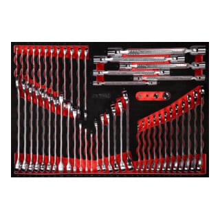 Jeu de clés à molette dans insert en mousse, 53 pcs KS Tools