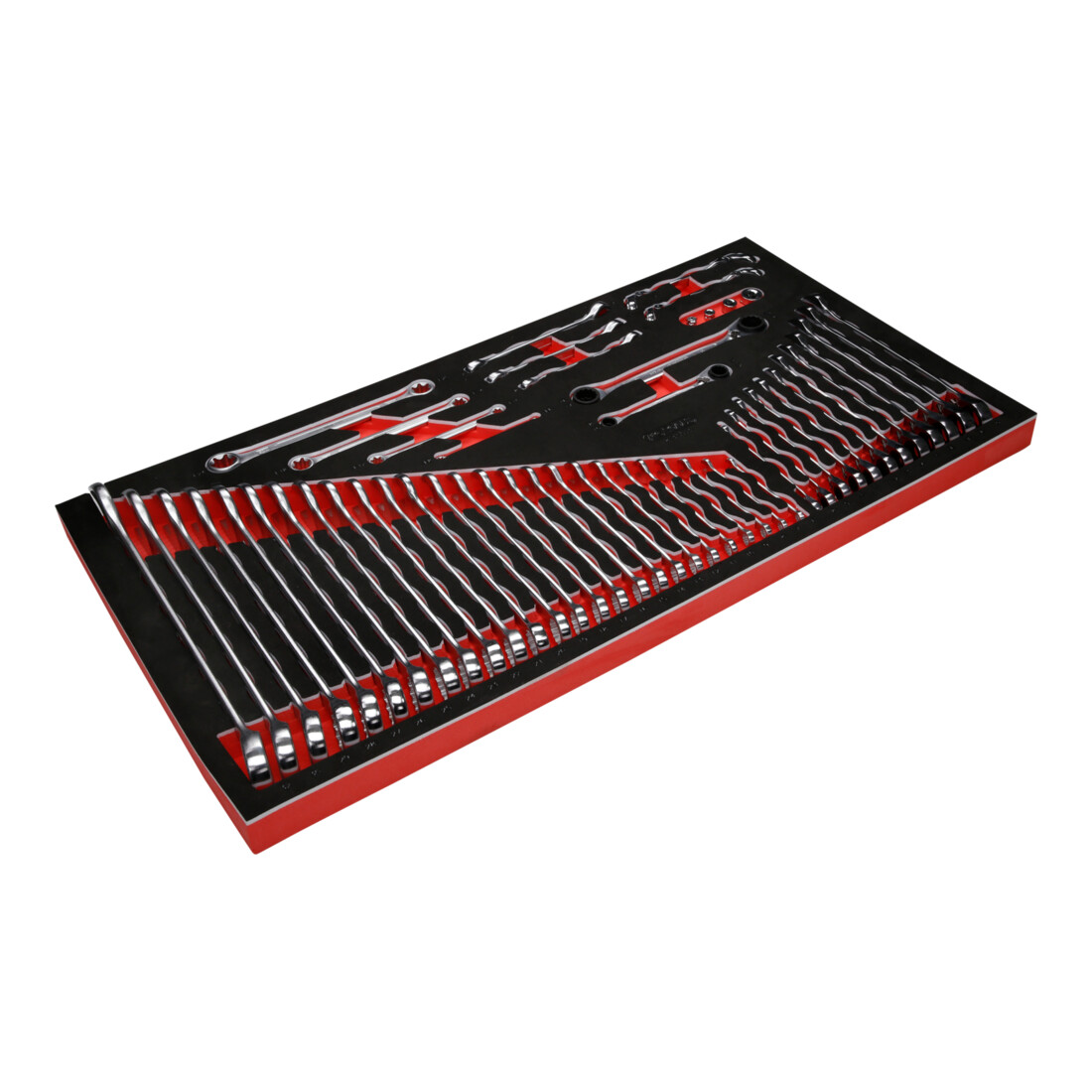Jeu de clés à molette dans insert en mousse, 53 pcs KS Tools