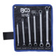 Jeu de clés à œil doubles contre-coudées en pouce 1/4" - 3/4" 6 pièces BGS-1