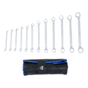 Jeu de clés à œil doubles coudées 6 x 7 - 30 x 32 mm 12 pièces Kraftmann-5